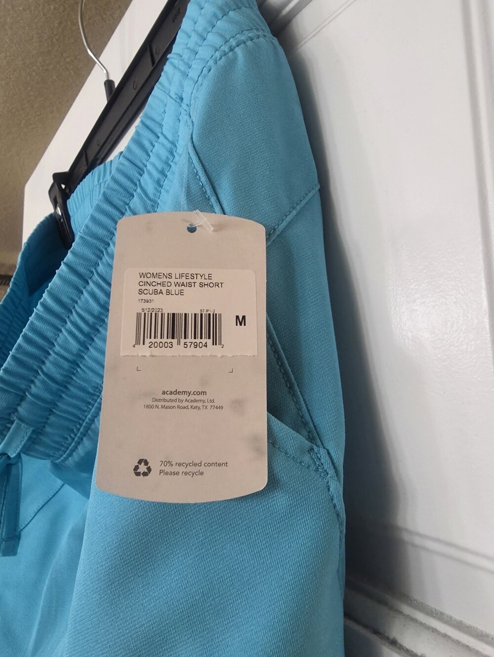 BCG Scuba Blue Womens Athletic Shorts Medium - Picture 6 of 6